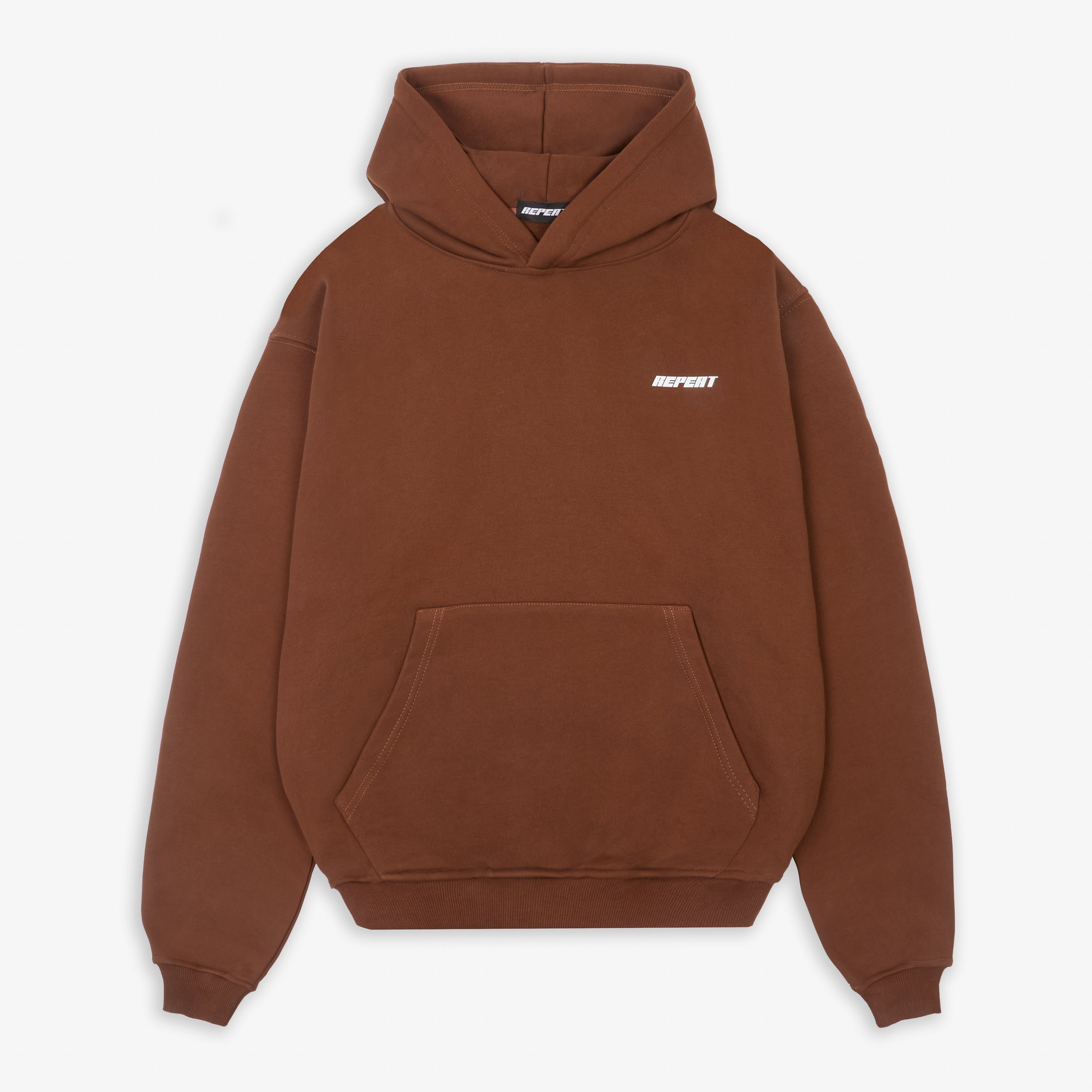 REPEAT HOODIE - BROWN