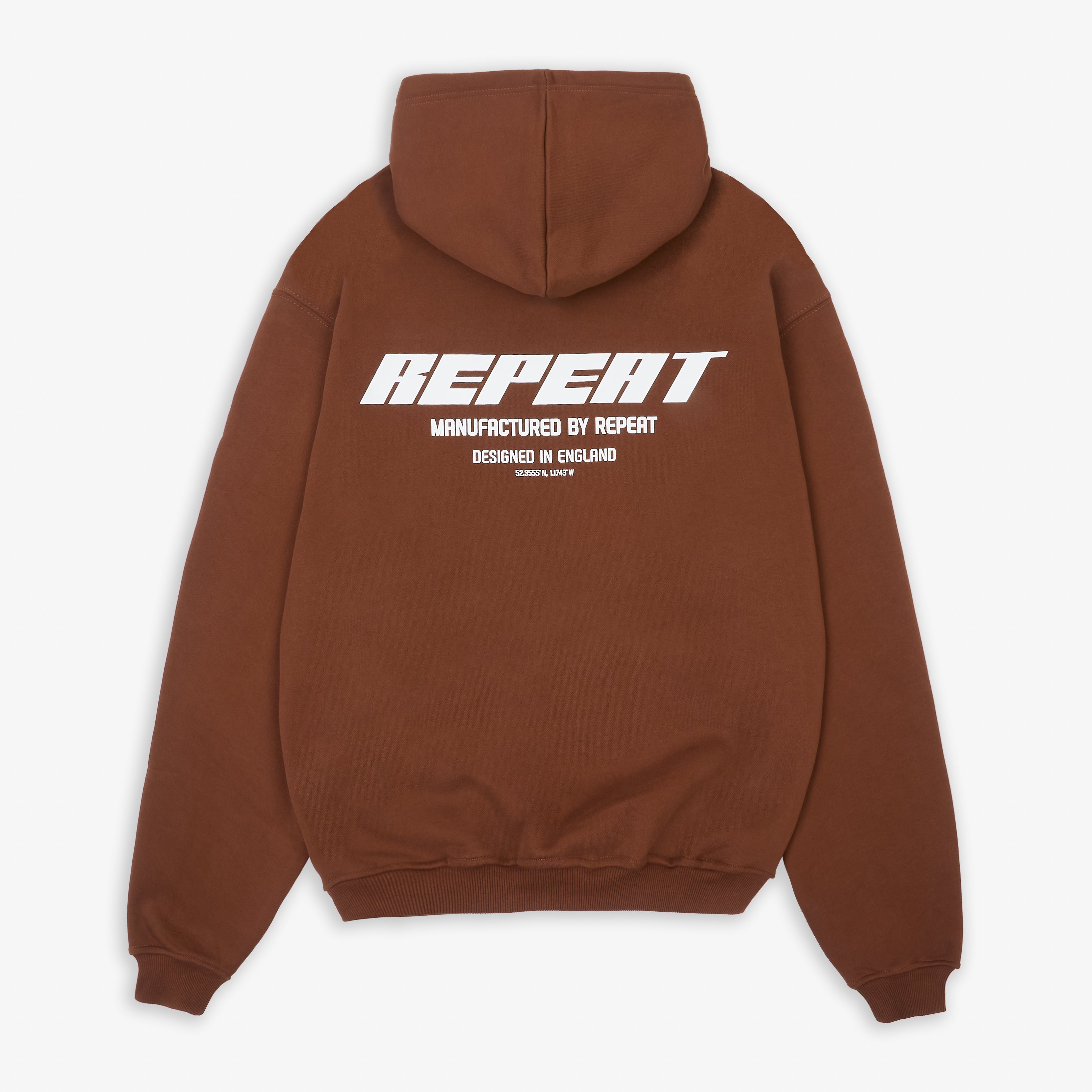 REPEAT HOODIE - BROWN