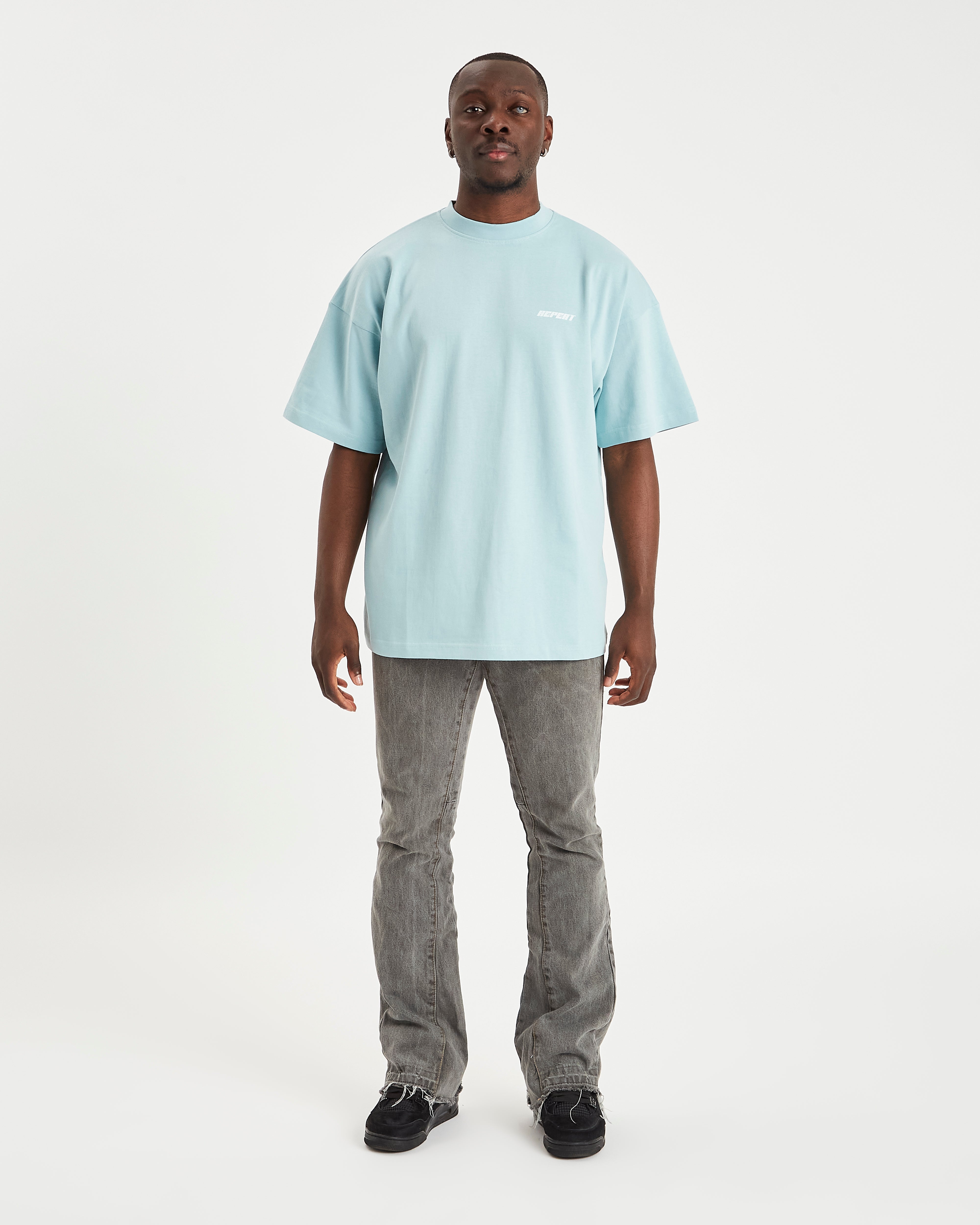 REPEAT T-SHIRT - POWDER BLUE