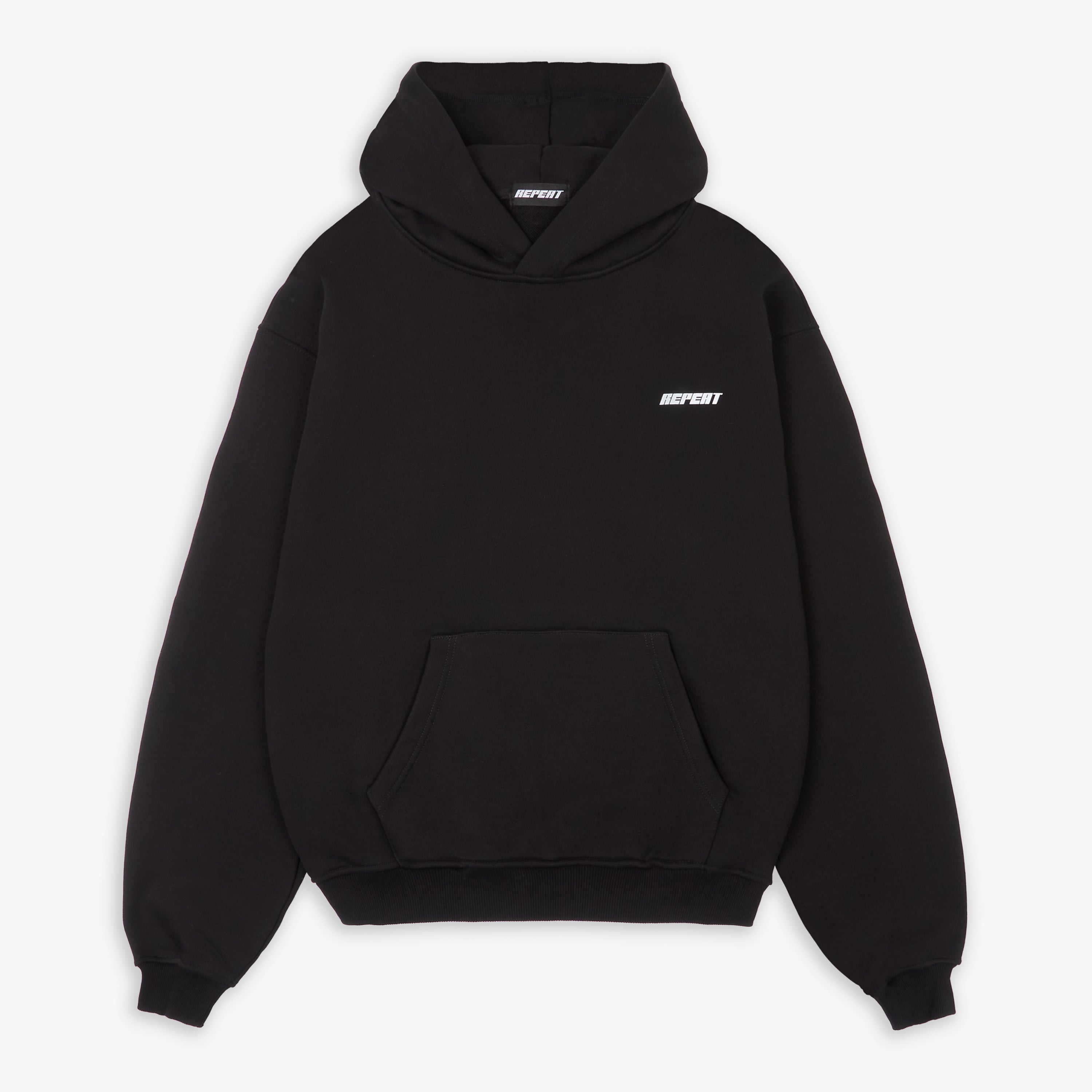 REPEAT HOODIE - BLACK